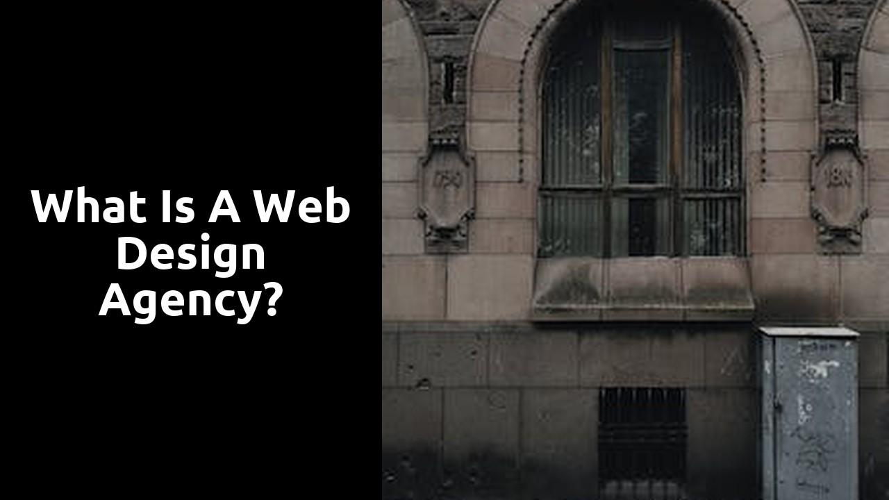 What is a web design agency?