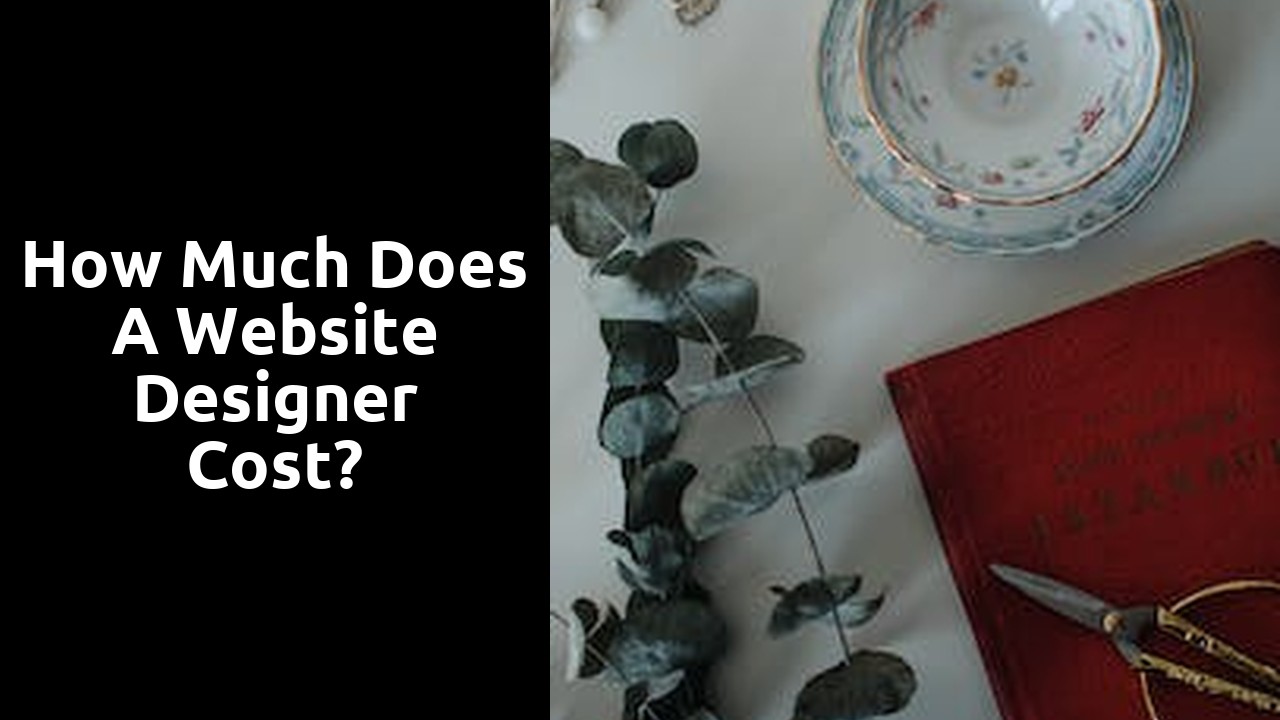 How much does a website designer cost?